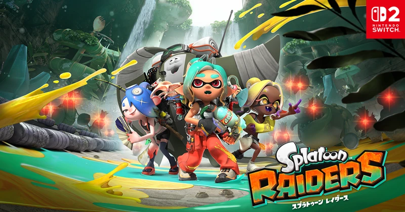 スプラトゥーン レイダースの公式タイトル画像